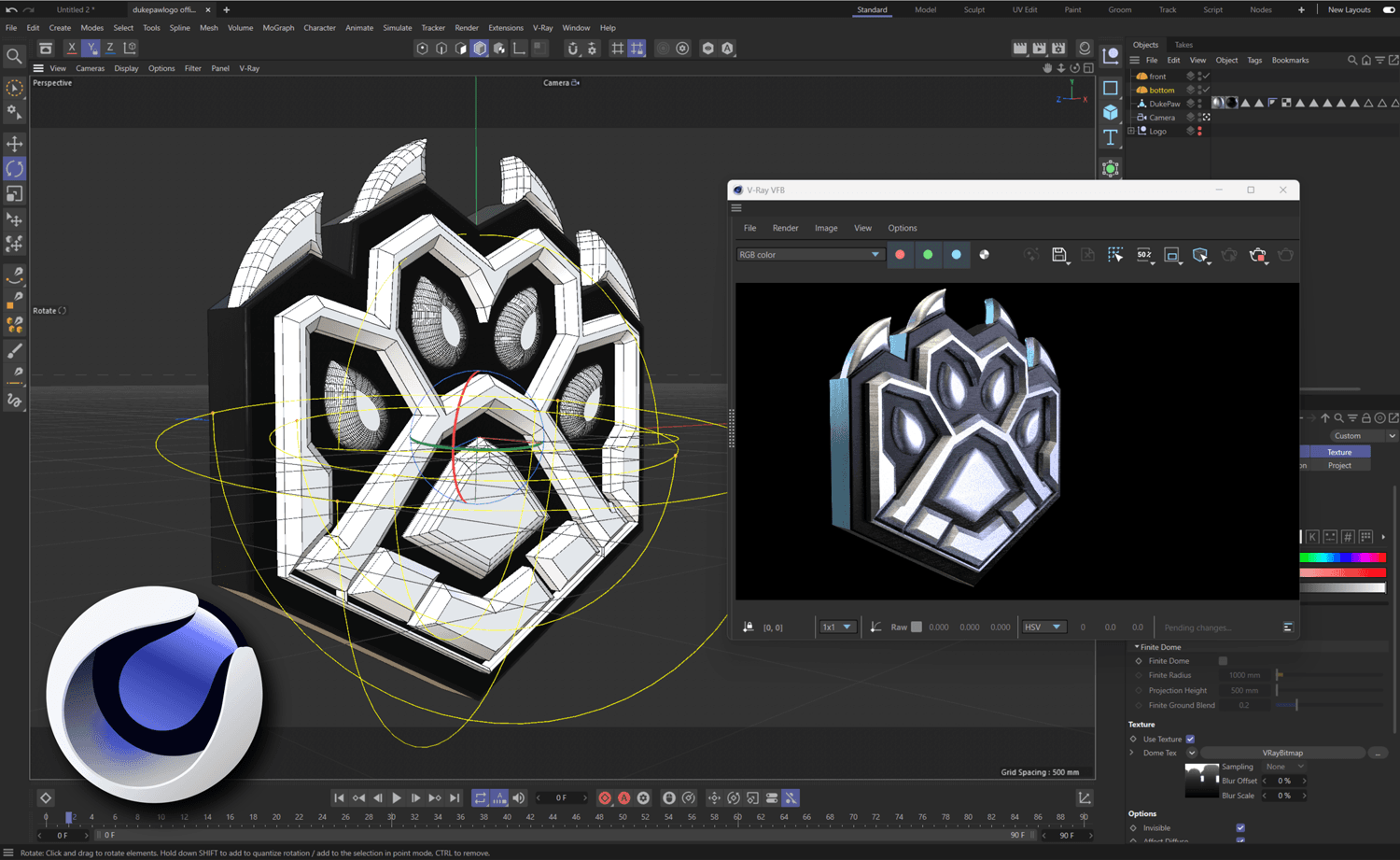 Cinema 4D workflow for professional 3D animation and motion design